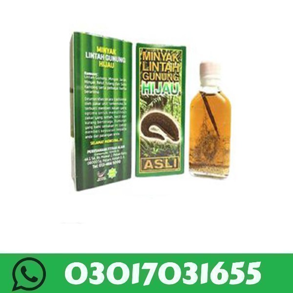 Minyak Lintah Gunung Hijau Oil In Pakistan 03017031655 - Online Shopping in Pakistan,Lahore,Karachi,Islamabad,Bahawalpur,Peshawar,Multan,Rawalpindi - Razdaar.Pk