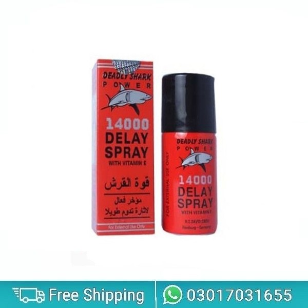 Deadly Shark 14000 Delay Spray In Pakistan 03001331201 - Online Shopping in Pakistan,Lahore,Karachi,Islamabad,Bahawalpur,Peshawar,Multan,Rawalpindi - Razdaar.Pk